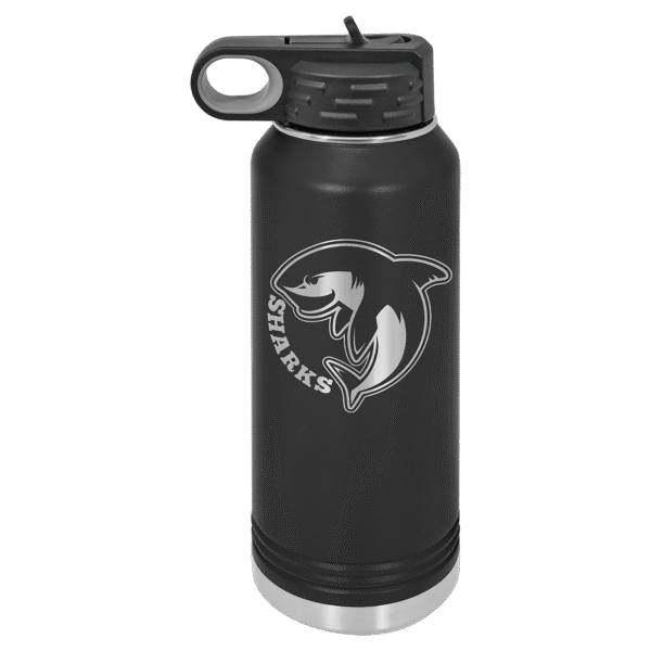 Black 32 oz. Polar Camel Water Bottles