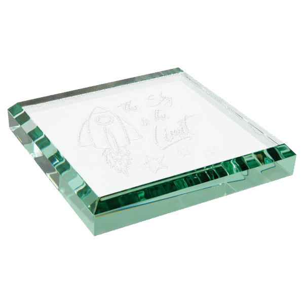 Premier Jade Glass Paperweight